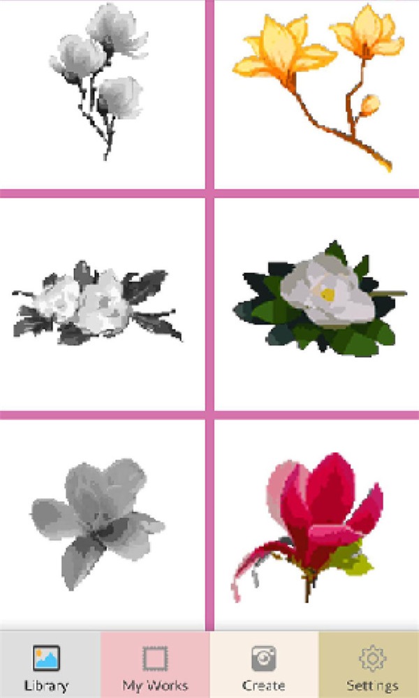 給向日葵著色