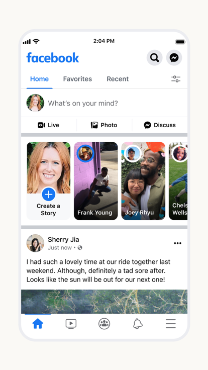 中文Facebook截图