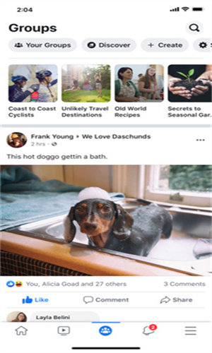 Facebook官方正版app截图
