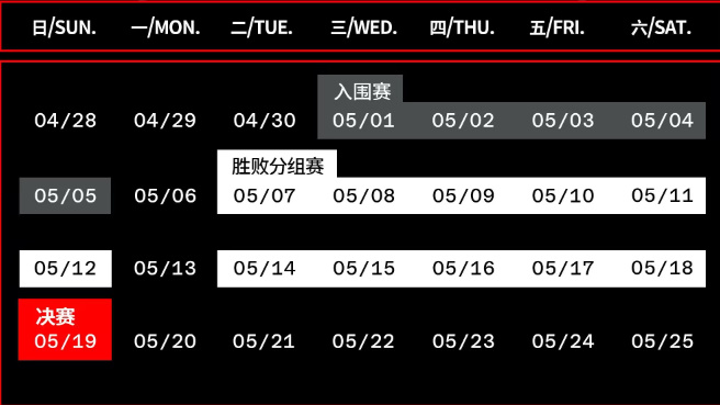 MSI入圍賽賽程公布