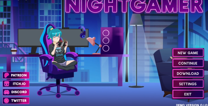 NIGHTGAMER游戏网瘾少女