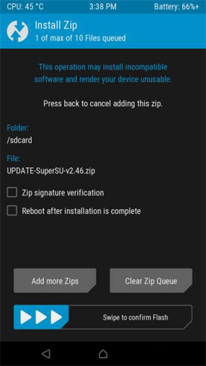 Supersu卡刷包zip