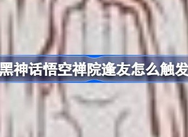 黑神话悟空禅院逢友怎么触发 黑神话悟空禅院逢友成就攻略