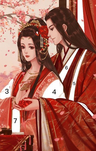 樂塗數字填色