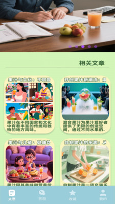 我爱喝果汁