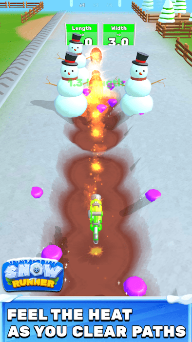 雪地奔跑者截图