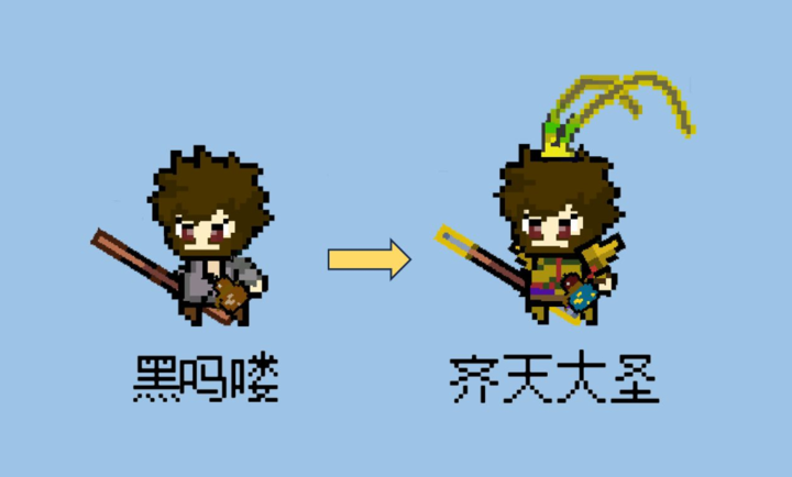 横版像素黑神话悟空截图