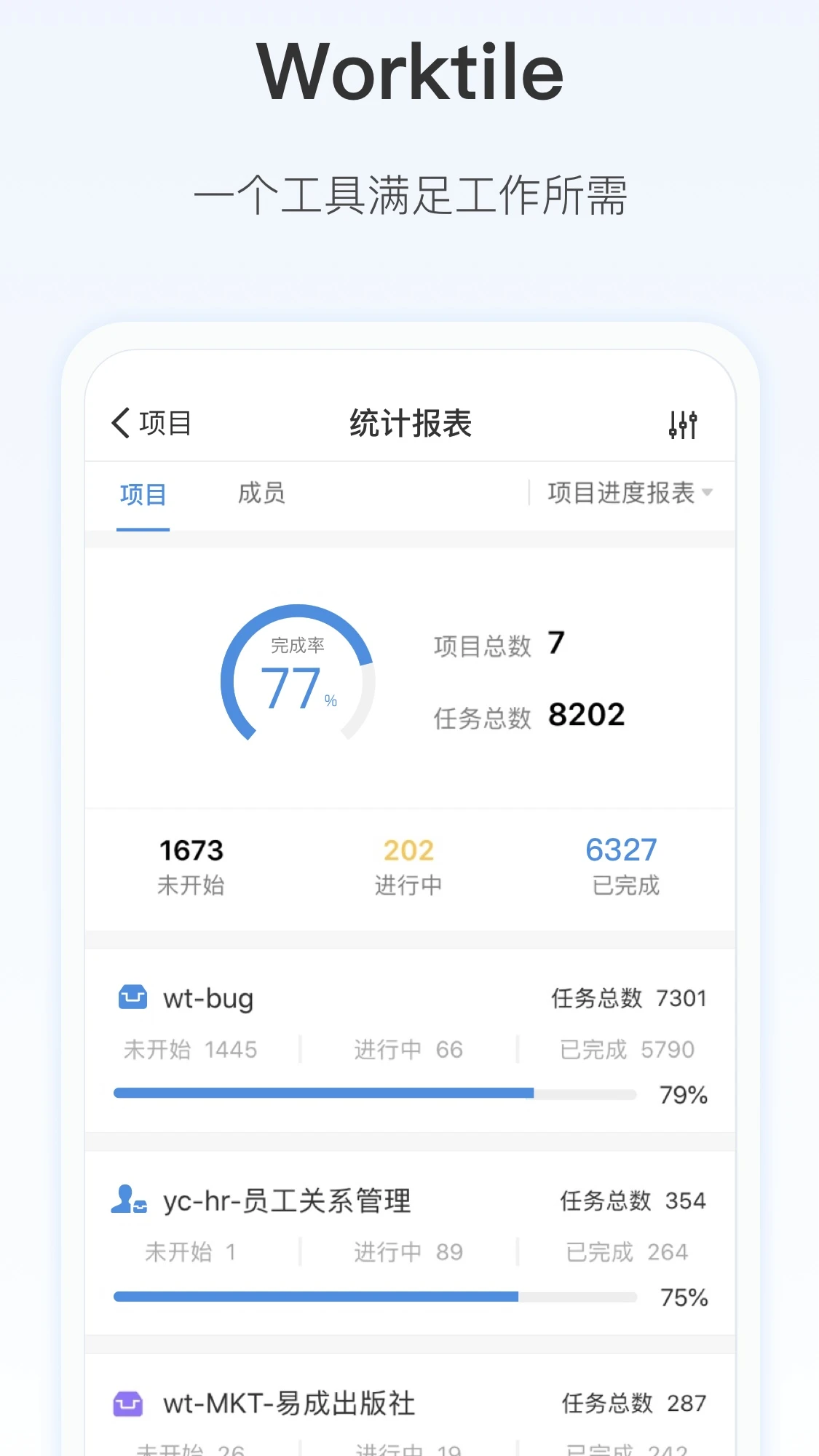 Worktile截图
