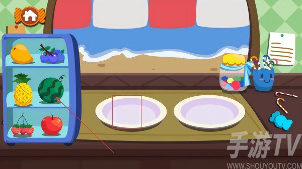 女生厨房烹饪