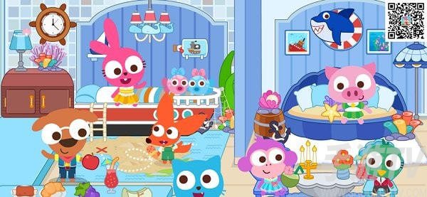 泡泡小镇公寓游戏