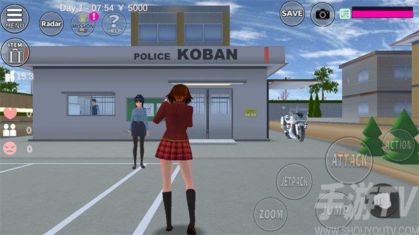 櫻花校園模擬器英文版