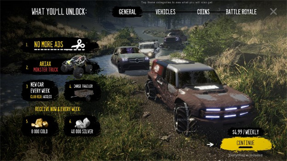 泥泞越野汽车模拟器