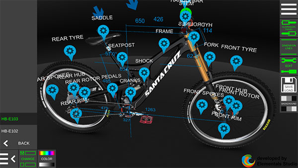 自行车配置器3D