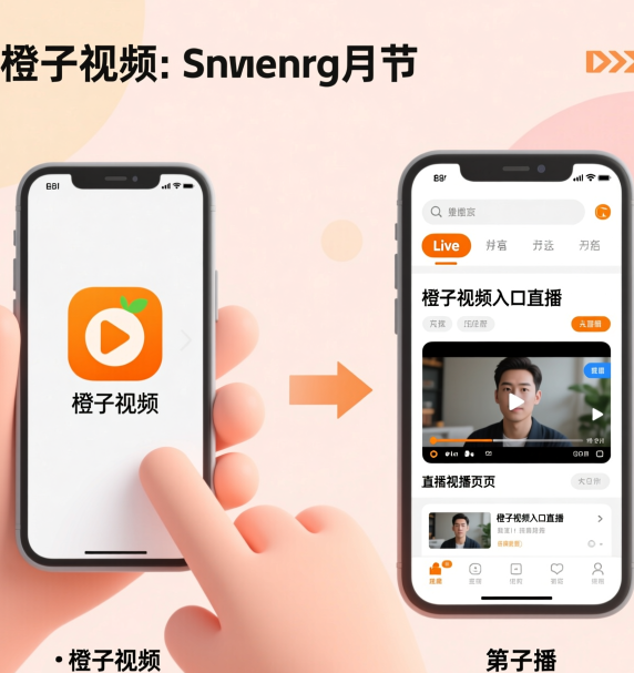 橙子视频入口直播