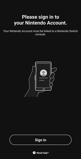 Nintendo Switch Online app