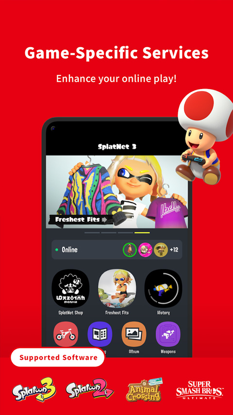 Nintendo Switch Online app