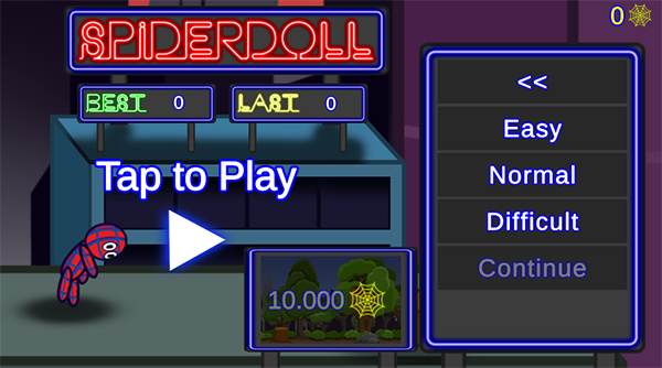 蜘蛛小子摇摆射击