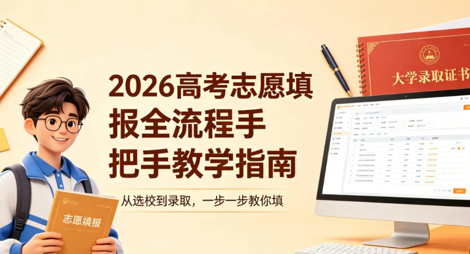 2026年高考志愿什么时候填：各省份填报时间+实用填报攻略