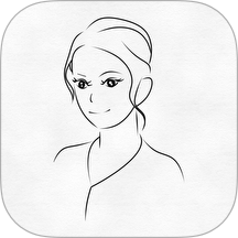 素描相机铅笔画