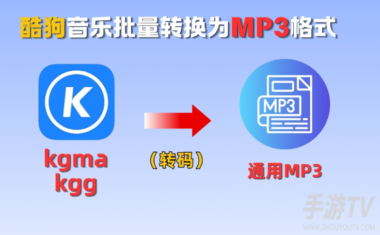 手机酷狗音乐怎么转换成mp3格式？批量转换怎么弄