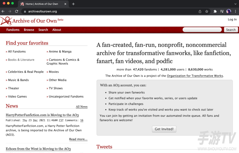 ao3镜像网站怎么进？镜像地址访问方法